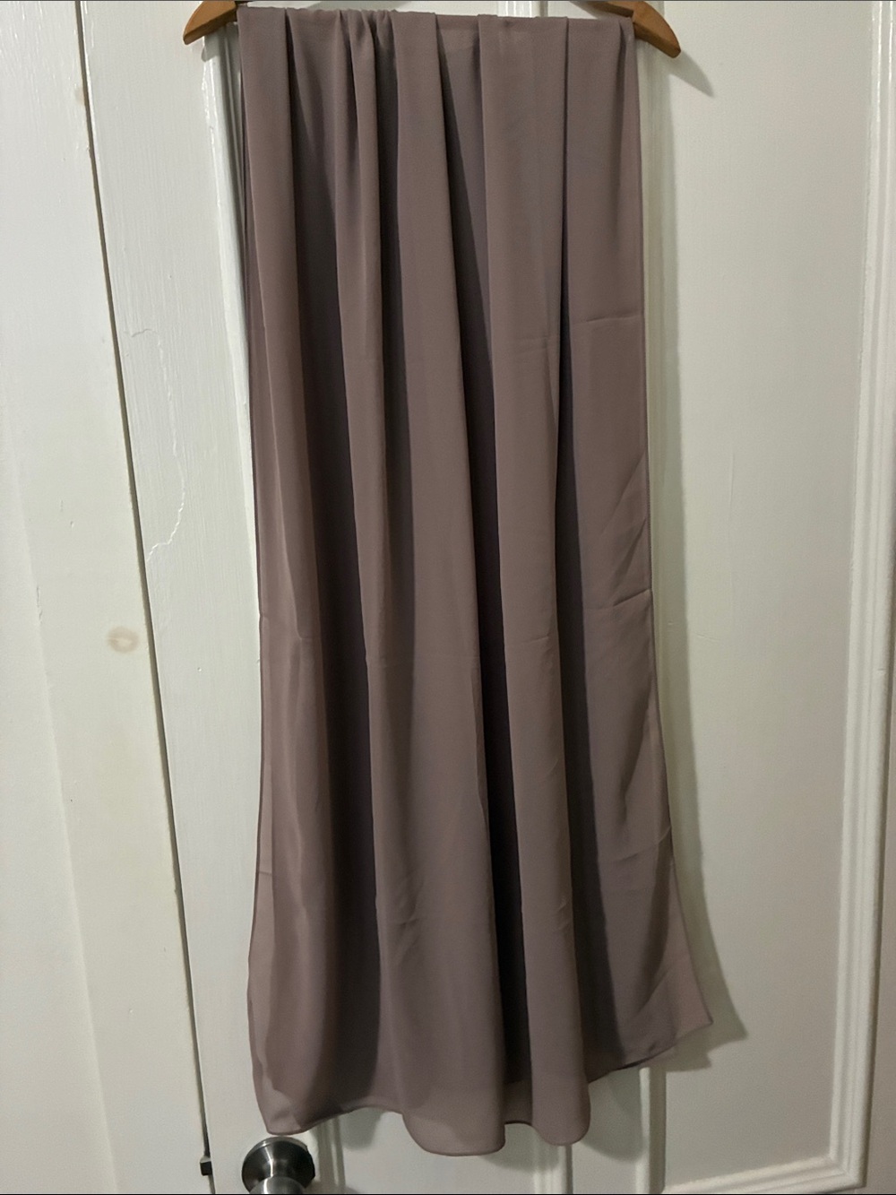 Haute Hijab Taupe Headwrap Scarf Sheer Fabric
